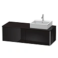 Тумба под раковину Duravit XSquare XS4903R4040 140 см черный глянцевый Тумба под раковину Duravit XSquare XS4903R4040 140 см черный глянцевый