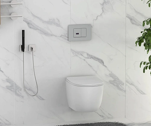 Клавиша смыва ABBER AC0122S сенсорная, хром глянцевый Клавиша смыва ABBER AC0122S сенсорная, хром глянцевый