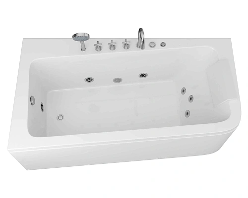 Акриловая ванна GROSSMAN GR-17095-1L (95x170x58) гидромассажная Акриловая ванна GROSSMAN GR-17095-1L (95x170x58) гидромассажная