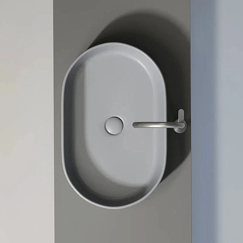 Раковина Ceramica Nova ELEMENT CN6048MH Антрацит матовый накладная Раковина Ceramica Nova ELEMENT CN6048MH Антрацит матовый накладная