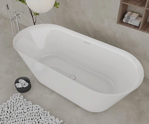 Ванна отдельностоящая AQUAme AQM3501GW белый Ванна отдельностоящая AQUAme AQM3501GW белый