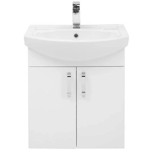 Комплект мебели Aquanet Ирис 60 белый (2 дверцы) 00198813 Комплект мебели Aquanet Ирис 60 белый (2 дверцы) 00198813