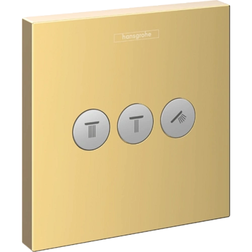 Переключатель потоков Hansgrohe ShowerSelect 15764990, полированное золото Переключатель потоков Hansgrohe ShowerSelect 15764990, полированное золото