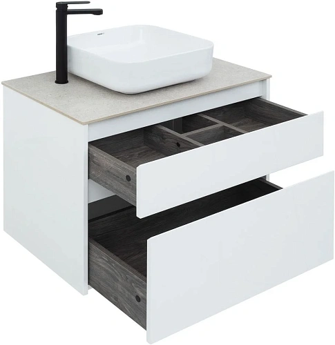 Тумба под раковину Aquanet Nova Lite 75 белый (2 ящика) 00242272 Тумба под раковину Aquanet Nova Lite 75 белый (2 ящика) 00242272