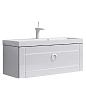 Тумба под раковину AQWELLA Infinity 100см Inf.01.10/001 подвесная, белая