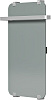 Картинка анонса товара «полотенцесушитель электрический allen brau infinity 80x44 00325643 с рейлингом 2.0 и креплением, серебро брашированное»