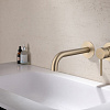 Смеситель для раковины ABBER Wasser Kreis AF8112G скрытого монтажа, золото матовое Смеситель для раковины ABBER Wasser Kreis AF8112G скрытого монтажа, золото матовое