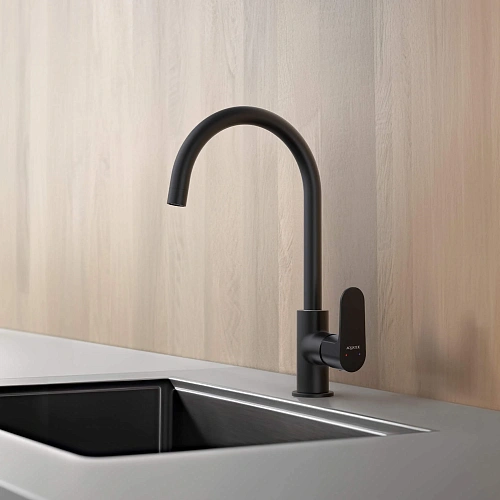 Смеситель для кухни Aquatek ОБЕРОН AQ1282MB Черный матовый Смеситель для кухни Aquatek ОБЕРОН AQ1282MB Черный матовый