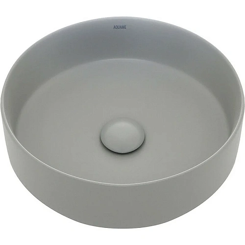 Раковина AQUAme AQM5012 накладная круглая, цвет светло-серый матовый 355x355x120 AQM5012MFG Раковина AQUAme AQM5012 накладная круглая, цвет светло-серый матовый 355x355x120 AQM5012MFG