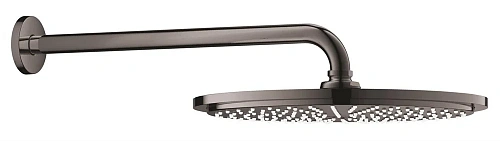 Верхний душ GROHE Rainshower (26066A00) с кронштейном, темный графит глянец Верхний душ GROHE Rainshower (26066A00) с кронштейном, темный графит глянец
