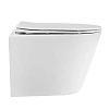 Унитаз подвесной ABBER Bequem AC1102T белый, безободковый, смыв торнадо с крышкой микролифт Унитаз подвесной ABBER Bequem AC1102T белый, безободковый, смыв торнадо с крышкой микролифт