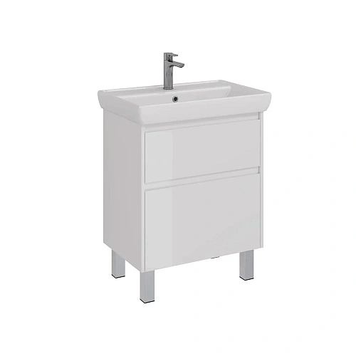 Тумба под раковину Lemark COMBI 70 см подвесная/напольная, белый LM03C70T Тумба под раковину Lemark COMBI 70 см подвесная/напольная, белый LM03C70T