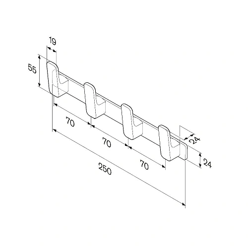Крючок AM.PM Func A8F35900 Крючок AM.PM Func A8F35900