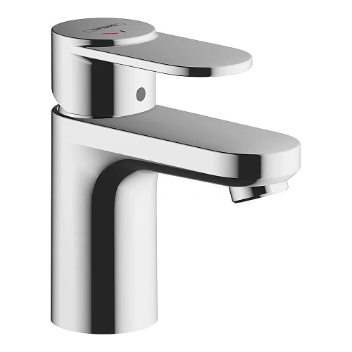 Смеситель для раковины Hansgrohe Vernis S 70 CoolStart, со сливным гарнитуром 71540000, хром Смеситель для раковины Hansgrohe Vernis S 70 CoolStart, со сливным гарнитуром 71540000, хром