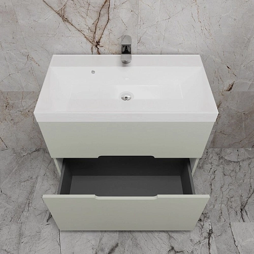 Тумба под раковину Style Line Матис 80 см ЛС-00002438 напольная, олива Тумба под раковину Style Line Матис 80 см ЛС-00002438 напольная, олива