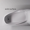 Ванна из искусственного камня Astra-Form Селена 01010080 левая, Solid Surface 1700х1000 Ванна из искусственного камня Astra-Form Селена 01010080 левая, Solid Surface 1700х1000