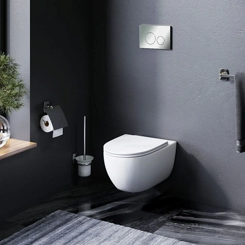 Комплект инсталляции AM.PM Awe IS49051.111700 с унитазом, сиденьем микролифт и клавишей черный матовый Комплект инсталляции AM.PM Awe IS49051.111700 с унитазом, сиденьем микролифт и клавишей черный матовый