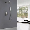 Душевая система ABBER Daheim AF8219SP скрытого монтажа без излива, сатин Душевая система ABBER Daheim AF8219SP скрытого монтажа без излива, сатин