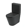 Унитаз напольный GROSSMAN GR-4458BMS 640x360x835 черный матовый безободковый с тонкой крышкой Унитаз напольный GROSSMAN GR-4458BMS 640x360x835 черный матовый безободковый с тонкой крышкой