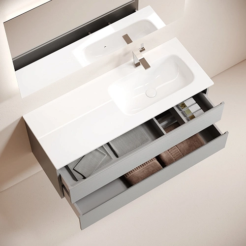 Тумба под раковину SANCOS Folk FL120RES правая 1195х445х500 Ergraut soft подвесная Тумба под раковину SANCOS Folk FL120RES правая 1195х445х500 Ergraut soft подвесная