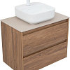 Тумба под раковину Aquanet Nova Lite 75 дуб шоколадный (2 ящика) 00287880 Тумба под раковину Aquanet Nova Lite 75 дуб шоколадный (2 ящика) 00287880