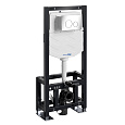 Инсталляция для унитаза WasserKRAFT Dill 61TLT.010.ME.CH02 с клавишей смыва хром Инсталляция для унитаза WasserKRAFT Dill 61TLT.010.ME.CH02 с клавишей смыва хром