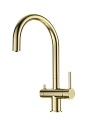 Смеситель для кухни Wonzon & Woghand c подключением фильтра, брашированное золото (WW-3211-BG) Смеситель для кухни Wonzon & Woghand c подключением фильтра, брашированное золото (WW-3211-BG)