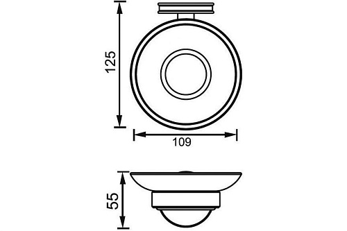 Мыльница Aquanet 6385 Мыльница Aquanet 6385