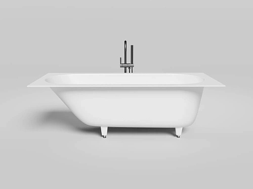 Ванна из искусственного камня LOFO 180x80 UM12322 Solid Surface матовая белая Ванна из искусственного камня LOFO 180x80 UM12322 Solid Surface матовая белая