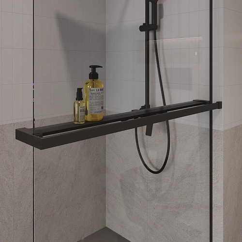 Душевая перегородка Niagara Nova NG-670-90ВLACK (90x195) черный матовый, стекло прозрачное Душевая перегородка Niagara Nova NG-670-90ВLACK (90x195) черный матовый, стекло прозрачное