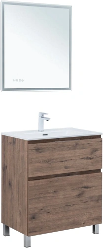 Тумба под раковину Aquanet Алвита New 70 00344128 напольная, дуб веллингтон табак Тумба под раковину Aquanet Алвита New 70 00344128 напольная, дуб веллингтон табак