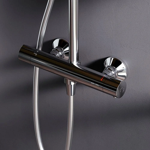 Душевая система AM.PM Like F0780464 термостат, верхний душ d250 мм Душевая система AM.PM Like F0780464 термостат, верхний душ d250 мм