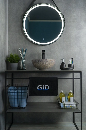 Раковина Gid Mnc489 54437 накладная под камень глянцевая 32x32x14 Раковина Gid Mnc489 54437 накладная под камень глянцевая 32x32x14