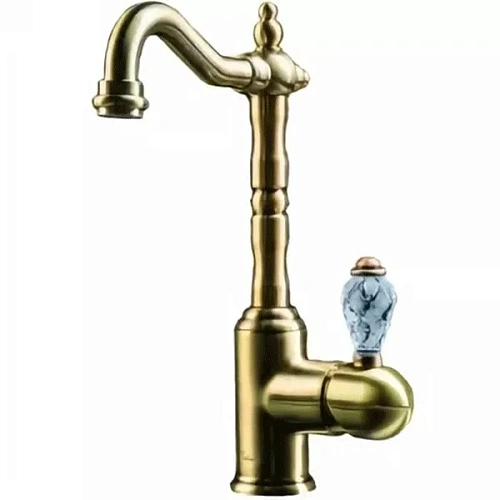 Смеситель для раковины Boheme CRYSTAL бронза (одноручковый) 302-CRST Смеситель для раковины Boheme CRYSTAL бронза (одноручковый) 302-CRST