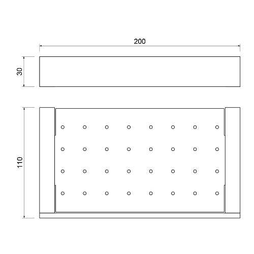 Полка Timo Petruma 15222/18 черное золото Полка Timo Petruma 15222/18 черное золото
