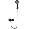 Смеситель для ванны AQUAme Imola AQM6712MB с душевым набором, 120 мм, 3 режима, Черный матовый