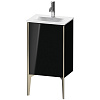 Картинка анонса товара «тумба под раковину duravit xviu xv4068rb140 напольная 43 см черный глянцевый»