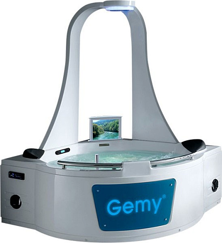 Акриловая ванна Gemy G9070 O 170x170 угловая, универсальная, гидромассажная Акриловая ванна Gemy G9070 O 170x170 угловая, универсальная, гидромассажная