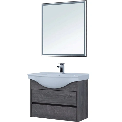 Комплект мебели Aquanet Сидней 80 дуб рошелье 00244677 Комплект мебели Aquanet Сидней 80 дуб рошелье 00244677