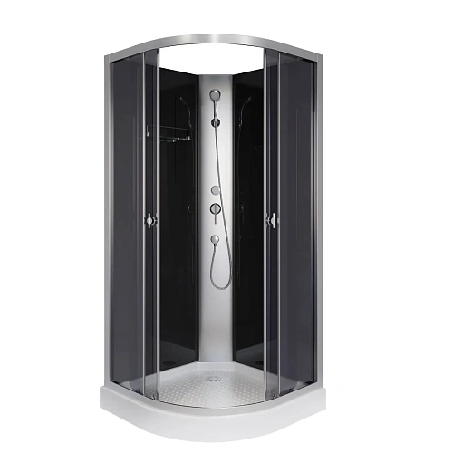 Душевая кабина Niagara Eco E90/13/TN/BK (900х900х2000) E90/13/TN/BK Душевая кабина Niagara Eco E90/13/TN/BK (900х900х2000) E90/13/TN/BK