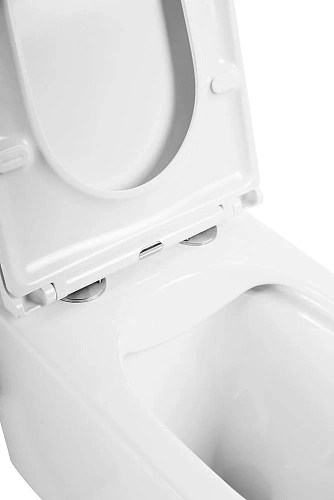 Унитаз подвесной BelBagno ARDENTE-R BB520CHR/BB2322SC безободковый с сиденьем Унитаз подвесной BelBagno ARDENTE-R BB520CHR/BB2322SC безободковый с сиденьем