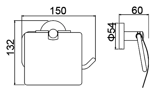 Держатель туалетной бумаги Timo Saona 13042/19 розовое золото Держатель туалетной бумаги Timo Saona 13042/19 розовое золото
