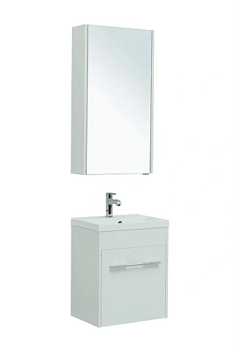 Комплект мебели Aquanet Августа 50 белый (ручка хром) 00287679 Комплект мебели Aquanet Августа 50 белый (ручка хром) 00287679