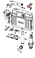 Держатель для заливного клапана TECE TECEprofil 17 мм 9820372 Держатель для заливного клапана TECE TECEprofil 17 мм 9820372