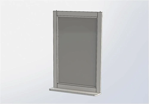 Зеркало Aquanet Бостон М 60 белый 00209675 Зеркало Aquanet Бостон М 60 белый 00209675