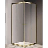 Душевой уголок CEZARES GIUBILEO-A-2-100-SCORREVOLE-C-G 100x100см стекло прозрачное, профиль золото Душевой уголок CEZARES GIUBILEO-A-2-100-SCORREVOLE-C-G 100x100см стекло прозрачное, профиль золото
