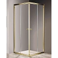 Душевой уголок CEZARES GIUBILEO-A-2-100-SCORREVOLE-C-G 100x100см стекло прозрачное, профиль золото Душевой уголок CEZARES GIUBILEO-A-2-100-SCORREVOLE-C-G 100x100см стекло прозрачное, профиль золото