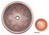 Картинка анонса товара «раковина медная bronze de luxe r102, цвет - old penny (медь с патиной), 42 х 42 х 15 см r102_old_penny»