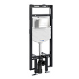 Детальная картинка товара «инсталляция для унитаза wasserkraft dinkel 58tlt.010.me.bn04 с клавишей смыва никель»