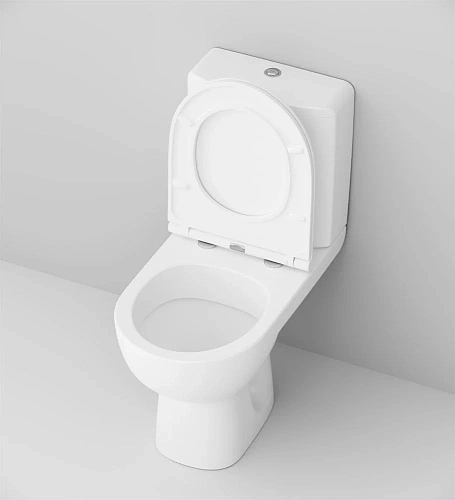 Унитаз напольный AM.PM Gem C908607SC компакт с бачком и сиденьем микролифт Унитаз напольный AM.PM Gem C908607SC компакт с бачком и сиденьем микролифт